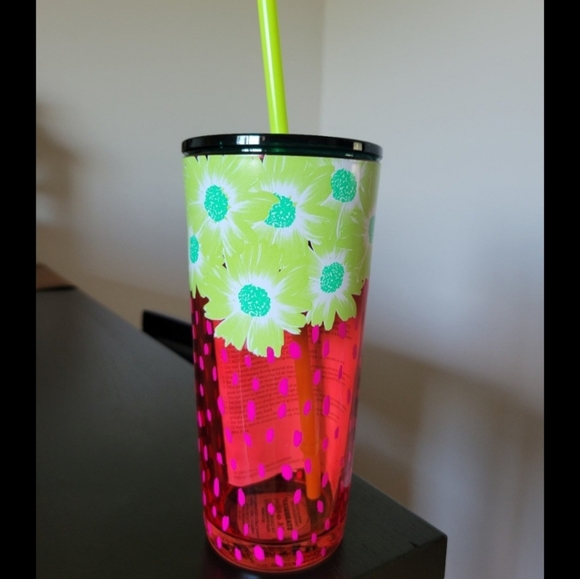 Starbucks- Strawberry Glass Tumbler - Picture 2 of 6